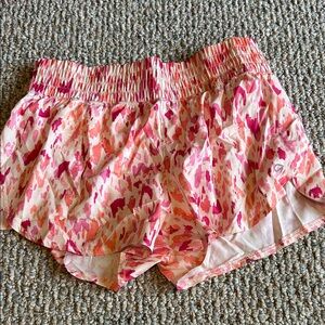 GAP Pink and Orange Women's Athletic Shorts